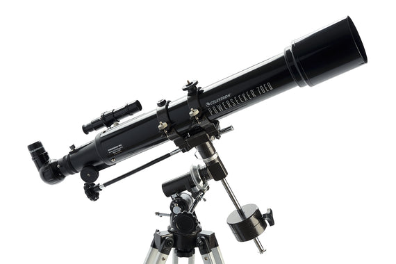PowerSeeker 70EQ Telescope with Motor Drive and Phone Adapter