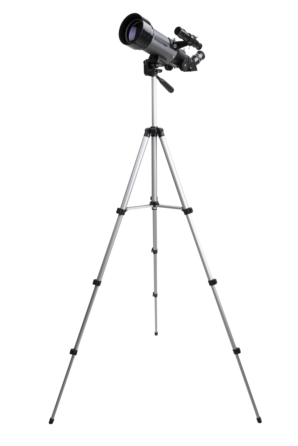 Travel Scope 70 DX tripod and accessory arrangement