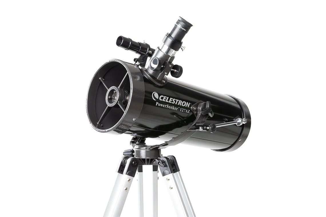 PowerSeeker 127AZ with Phone Adapter and Moon Filter Celestron