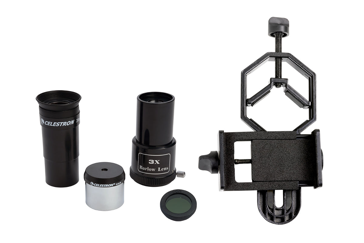 PowerSeeker 127AZ with Phone Adapter and Moon Filter