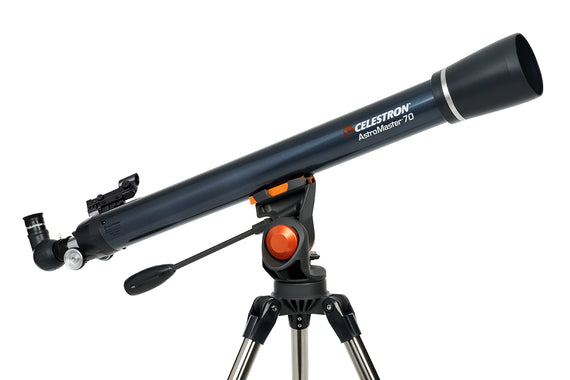 AstroMaster 70AZ Telescope with Phone Adapter and Moon Filter