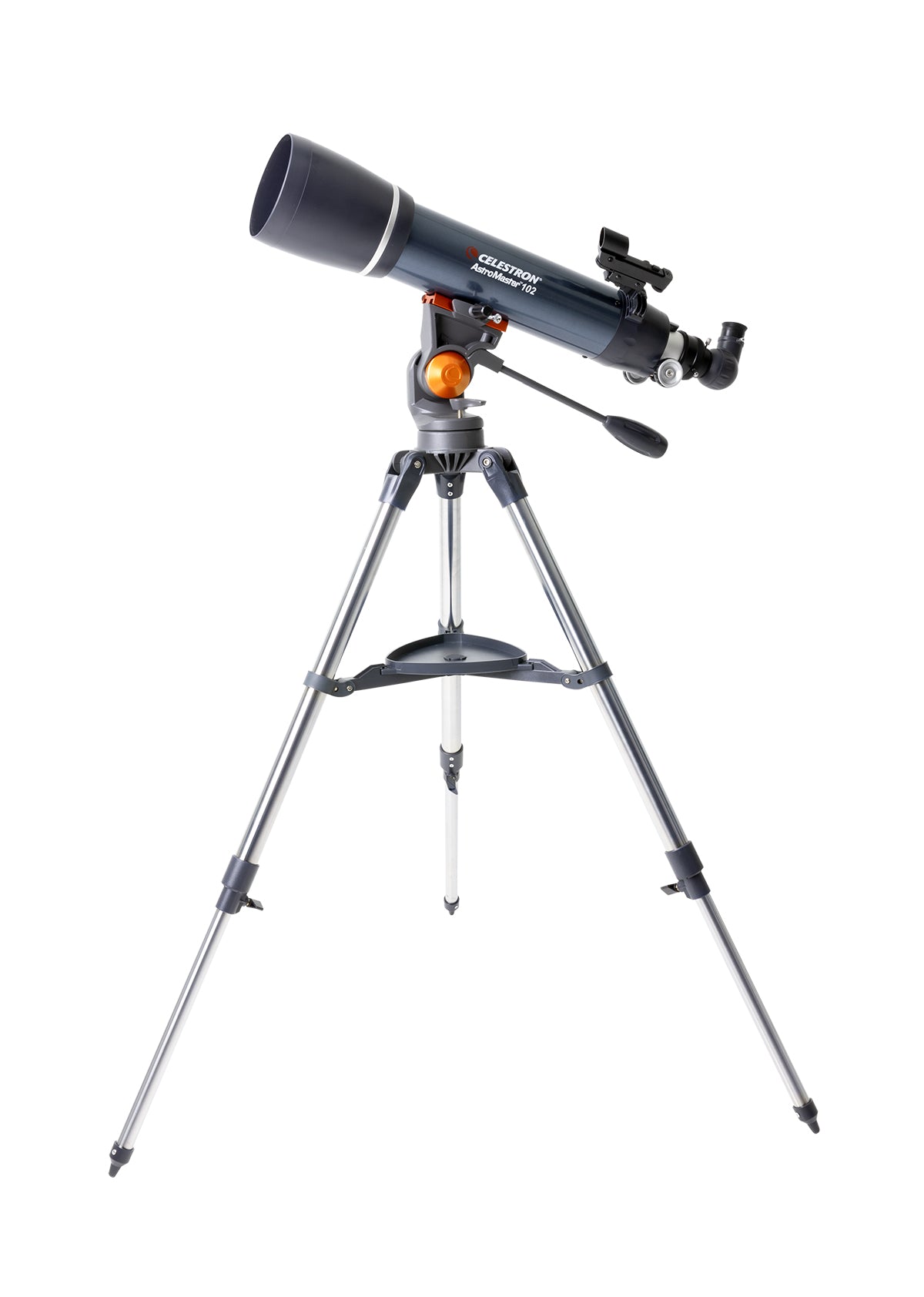 Mount and focuser detail on the AstroMaster 102AZ