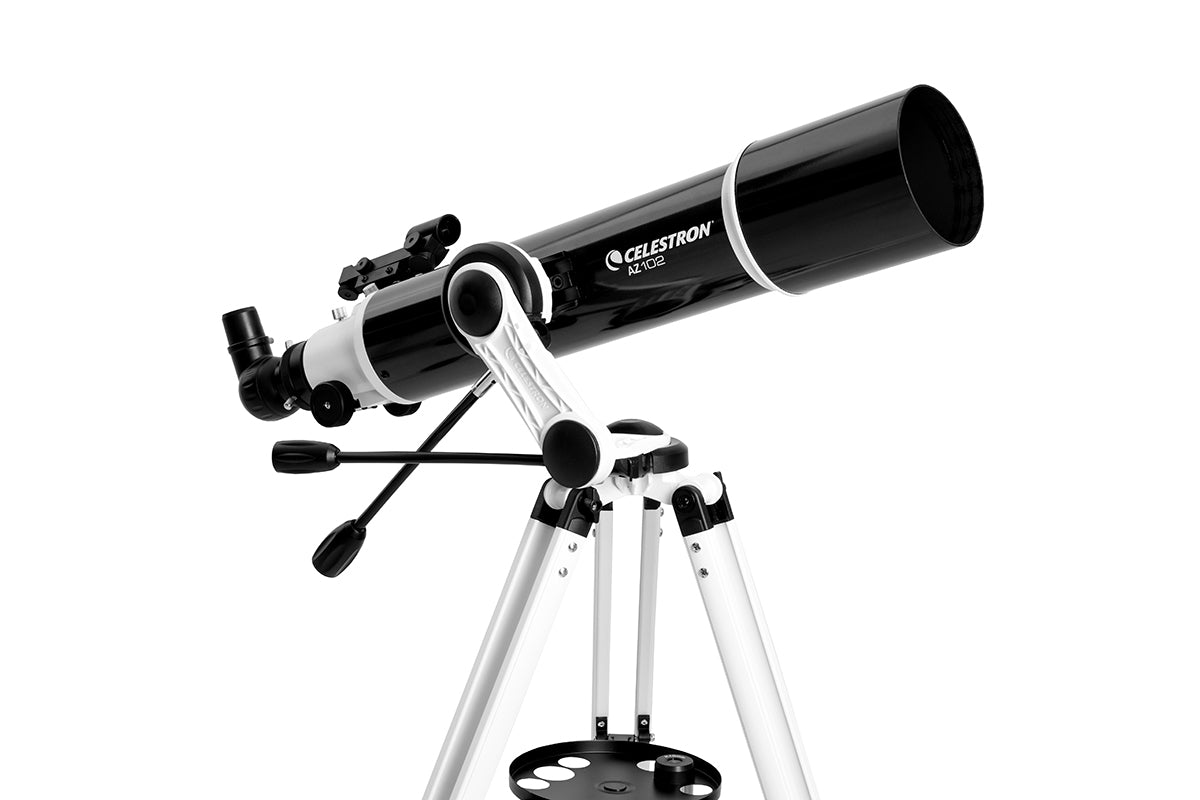 AZ 102 Telescope with Smartphone Adapter and Bluetooth Shutter Remote