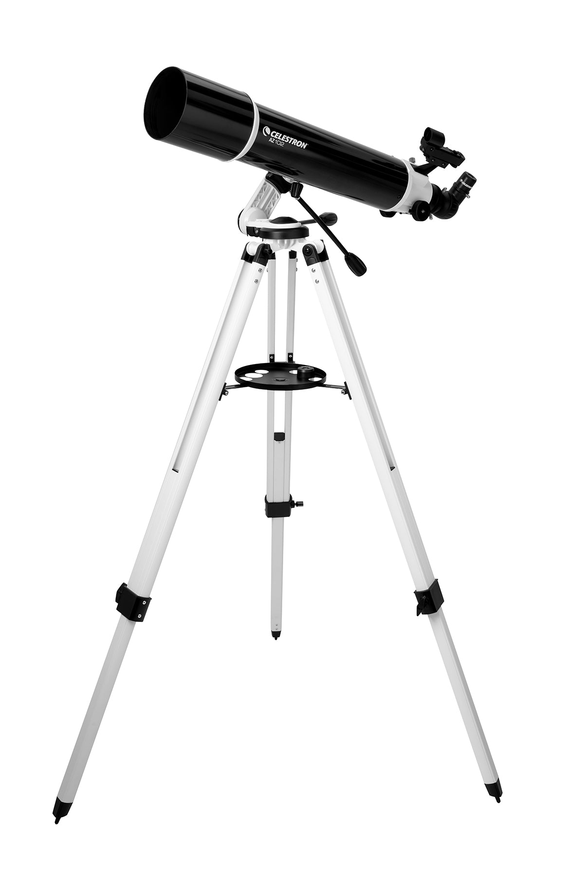 AZ 102 Telescope with Smartphone Adapter and Bluetooth Shutter Remote