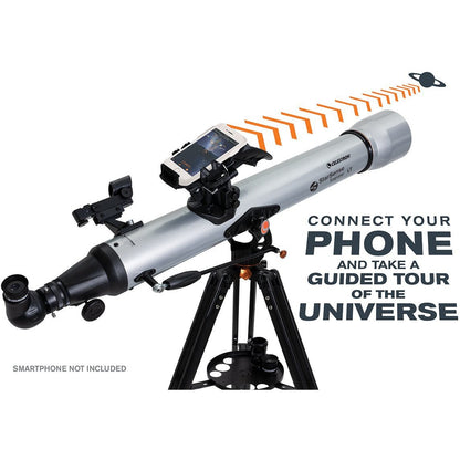 Used - StarSense Explorer LT 80AZ Smartphone App-Enabled Refractor Telescope with Lens Cleaning Kit