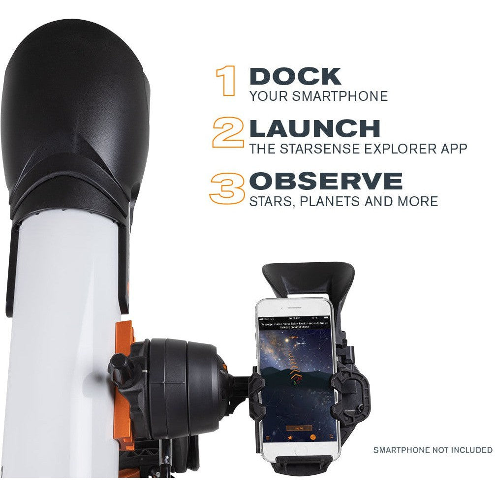 Popular Science by Celestron StarSense Explorer DX 100AZ Smartphone App-Enabled Refractor Telescope