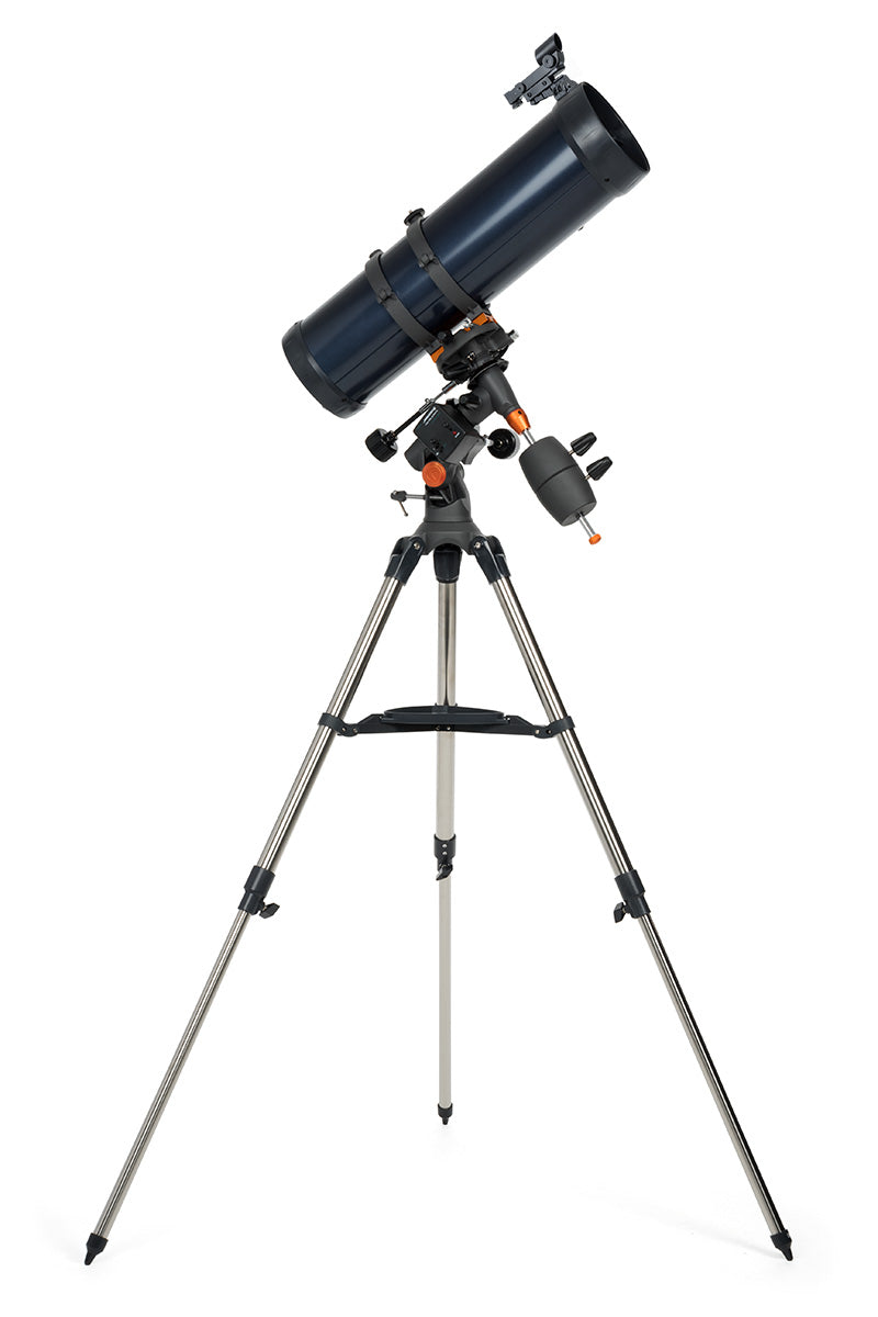 Mount and focuser detail on the AstroMaster 130EQ-MD