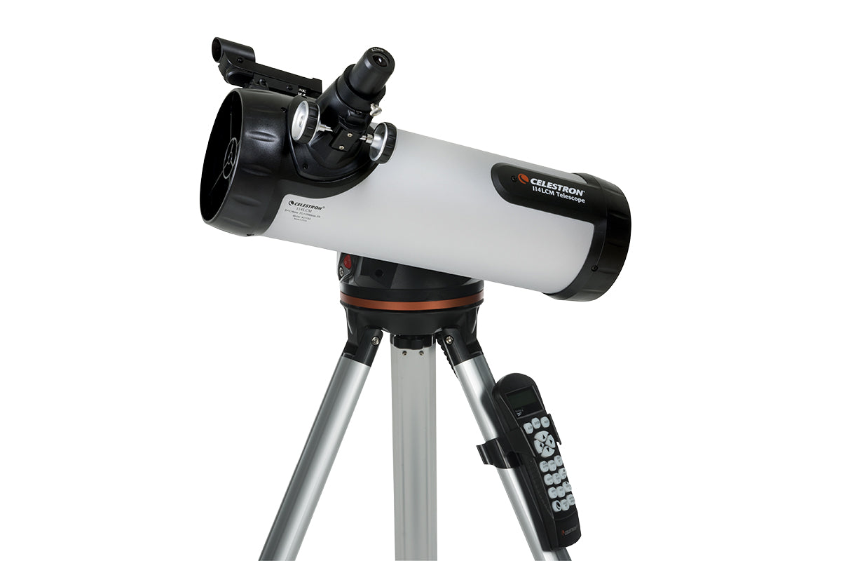 Celestron 114LCM computerised GoTo Newtonian telescope