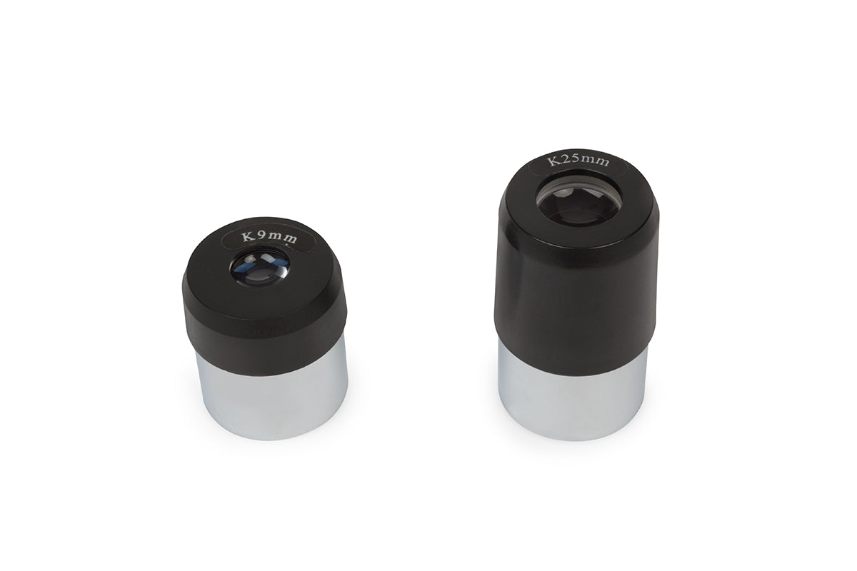 Included 25mm and 9mm eyepieces for the Celestron 114LCM