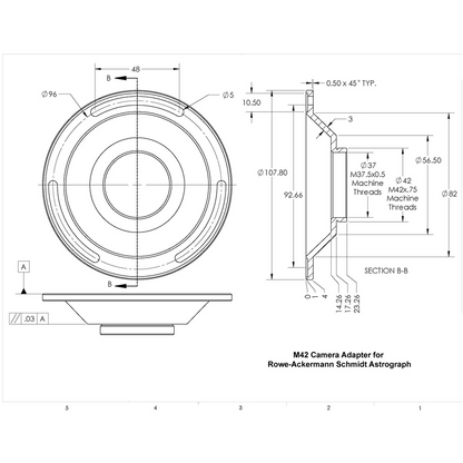 CGX-L 11" Rowe-Ackermann Schmidt Astrograph (RASA) Equatorial Telescope