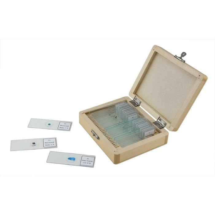 25 Piece Prepared Microscope Slide Kit Celestron