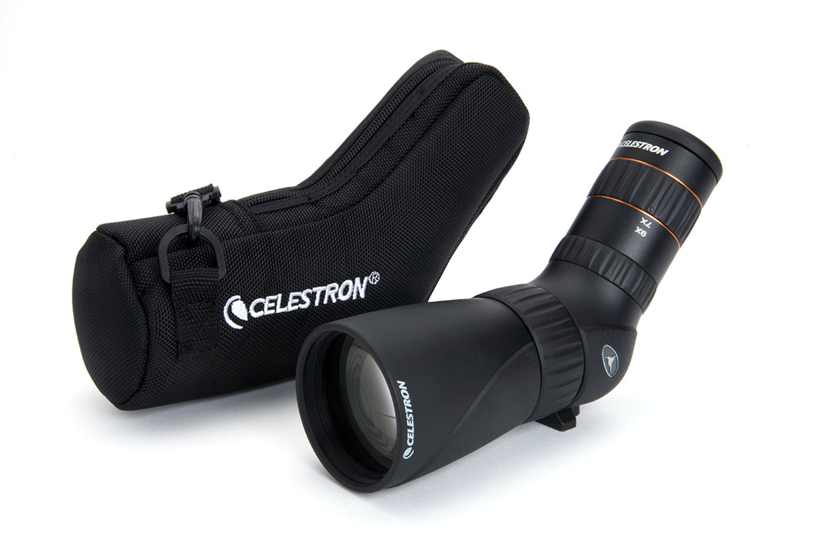 Hummingbird 9-27x56mm ED Angled Zoom Micro Spotting Scope | Celestron