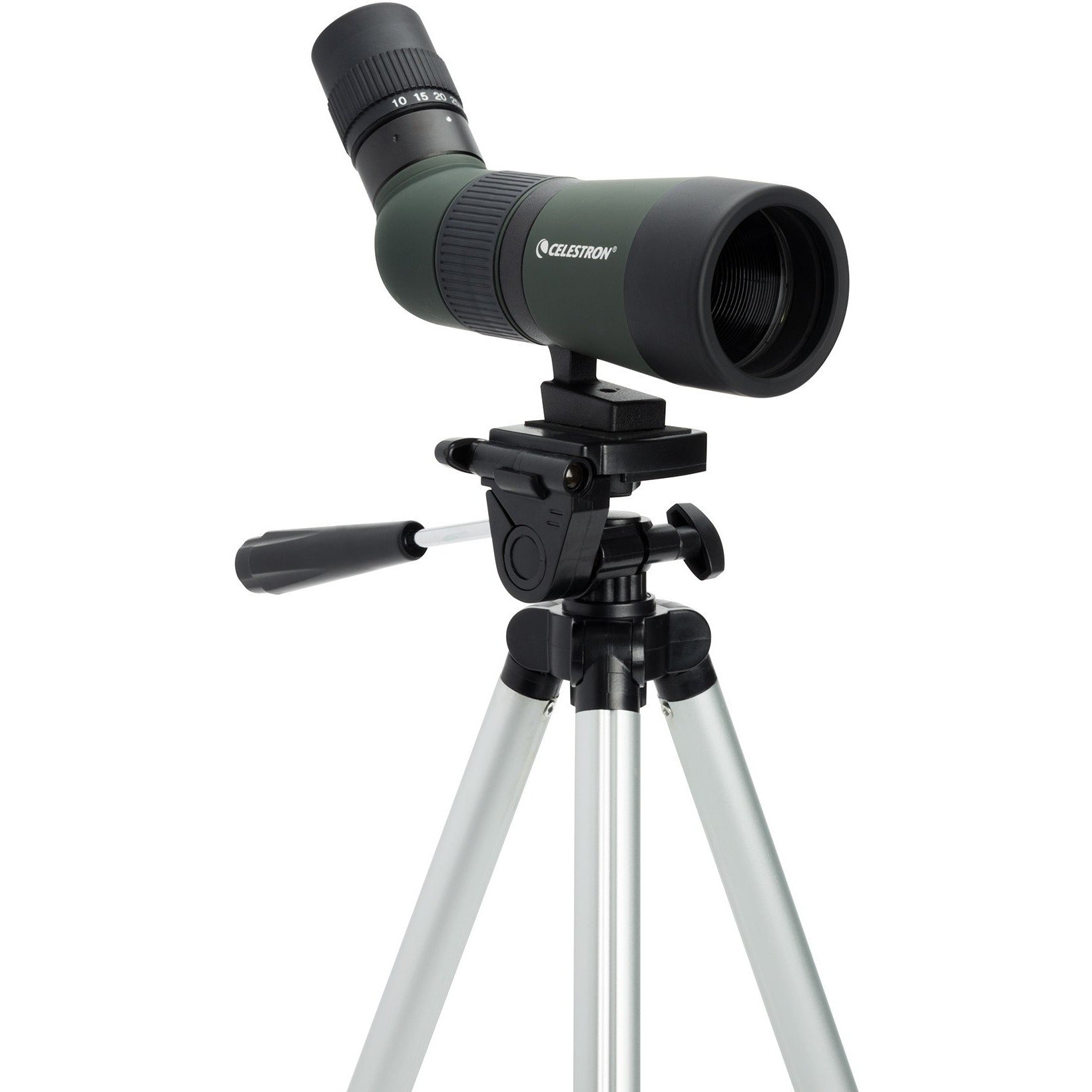 LandScout 10-30x50mm Zoom Angled Spotting Scope Backpack Kit | Celestron