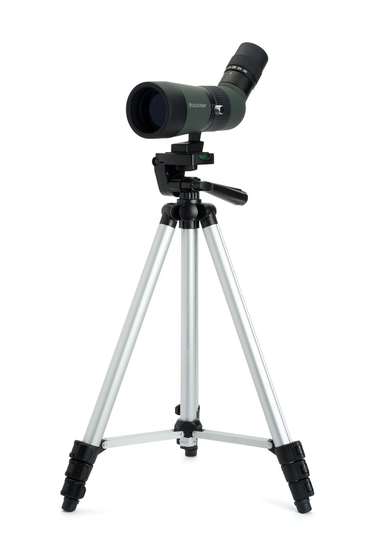 LandScout 10-30x50mm Zoom Angled Spotting Scope Backpack Kit | Celestron