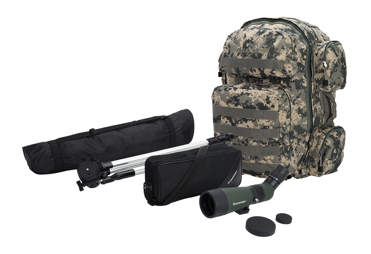 LandScout 12-36x60mm Angled Zoom Spotting Scope Backpack Kit
