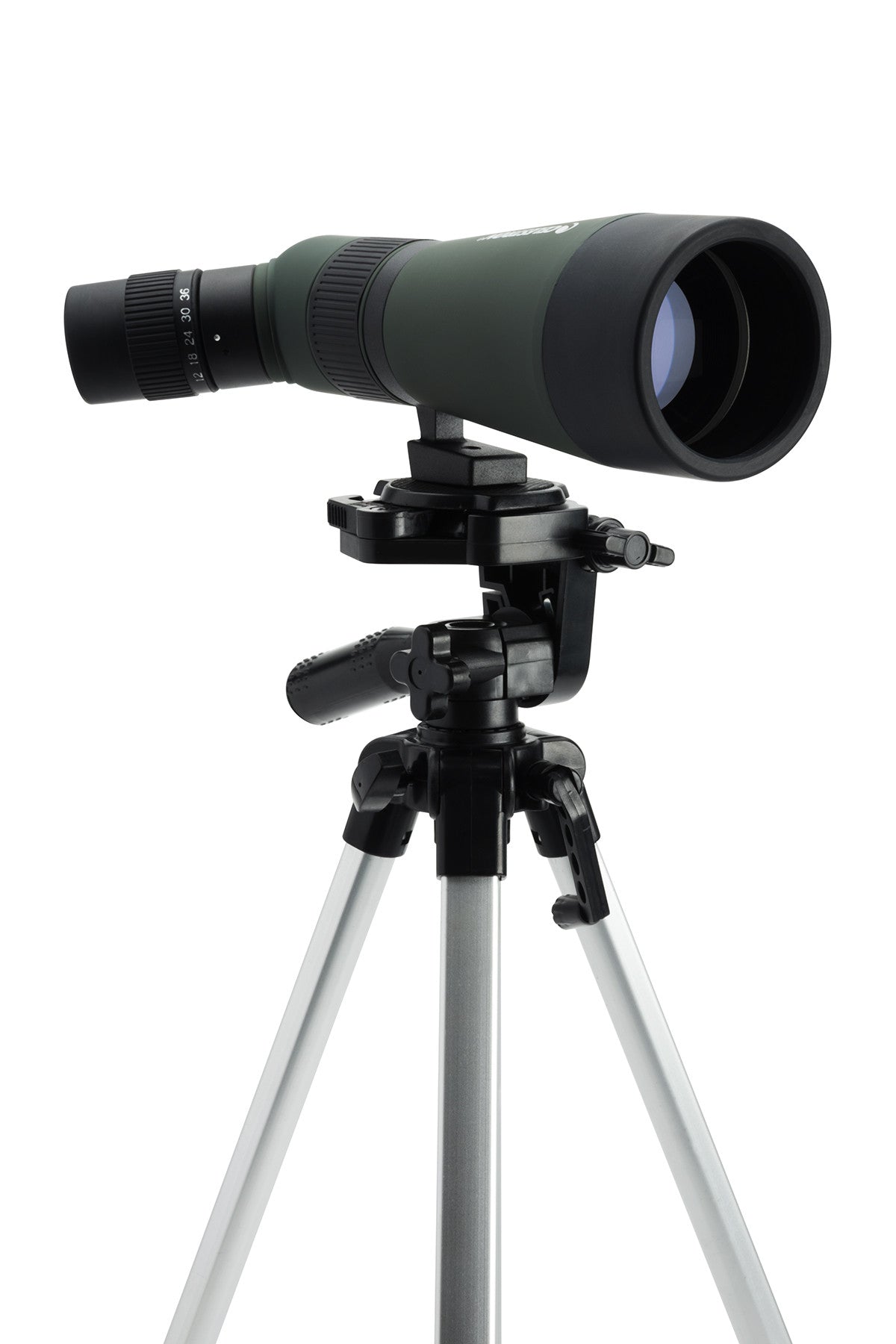 LandScout 12-36x60mm Angled Zoom Spotting Scope Backpack Kit | Celestron