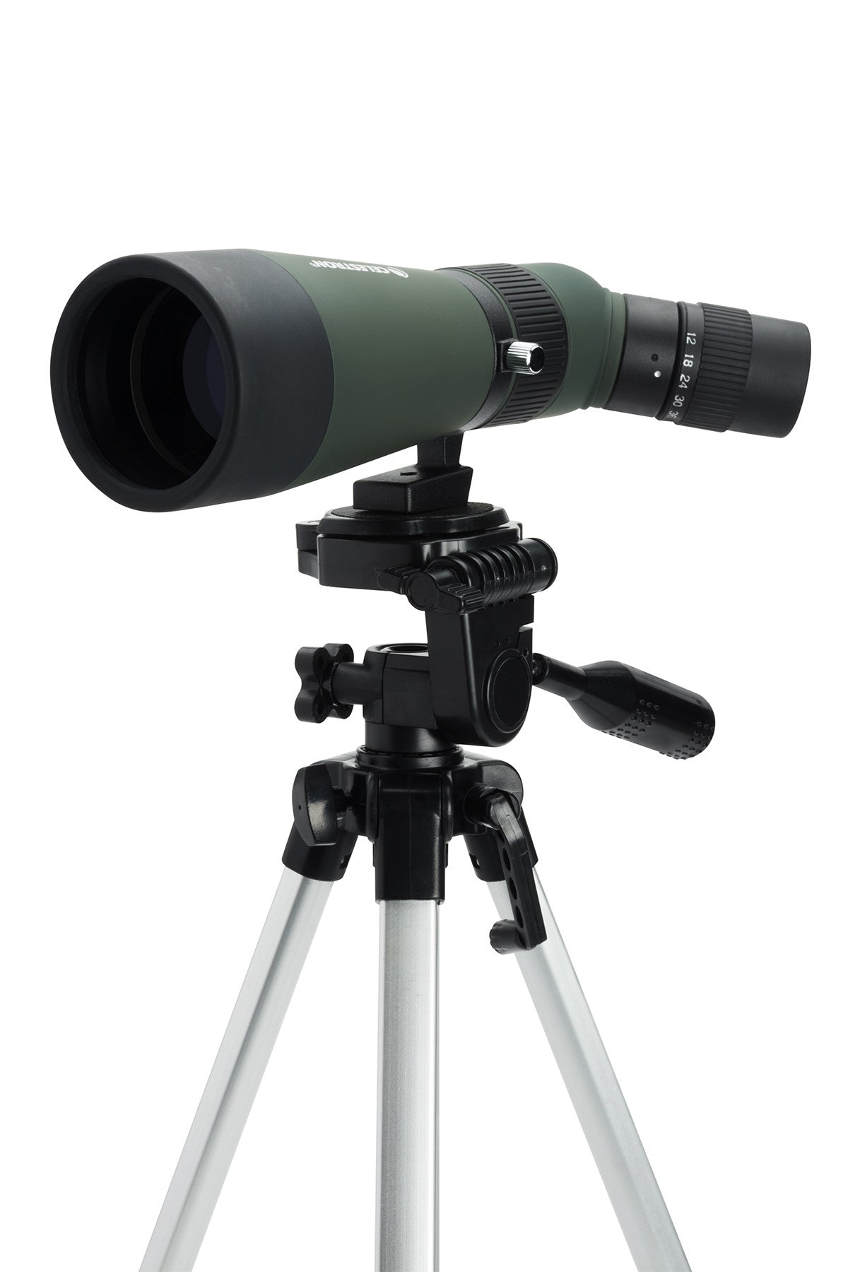 LandScout 12-36x60mm Angled Zoom Spotting Scope Backpack Kit | Celestron