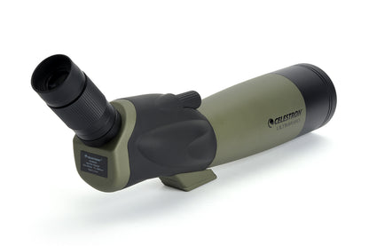 Ultima 20-60x80mm Angled Zoom Spotting Scope with Smartphone Adapter