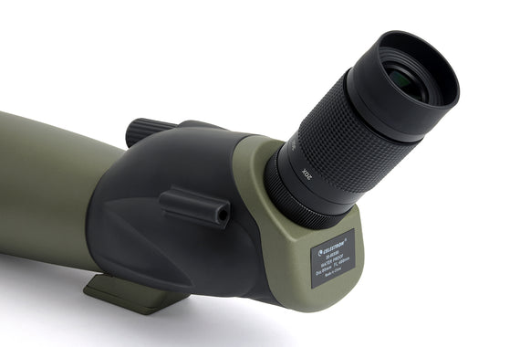 Ultima 20-60x80mm Angled Zoom Spotting Scope with Smartphone Adapter