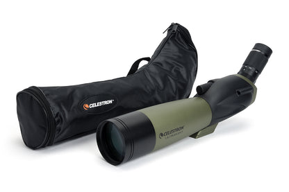 Ultima 20-60x80mm Angled Zoom Spotting Scope with Smartphone Adapter