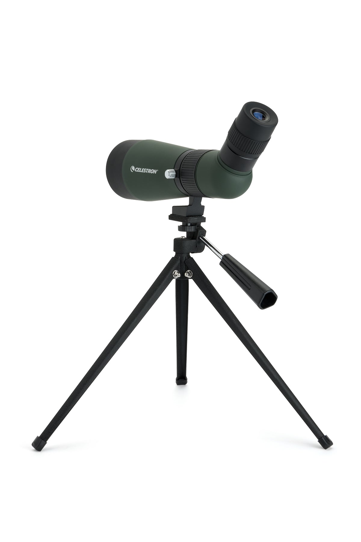 LandScout 12-36x60mm Angled Zoom Spotting Scope with Table-top Tripod and Smartphone Adapter