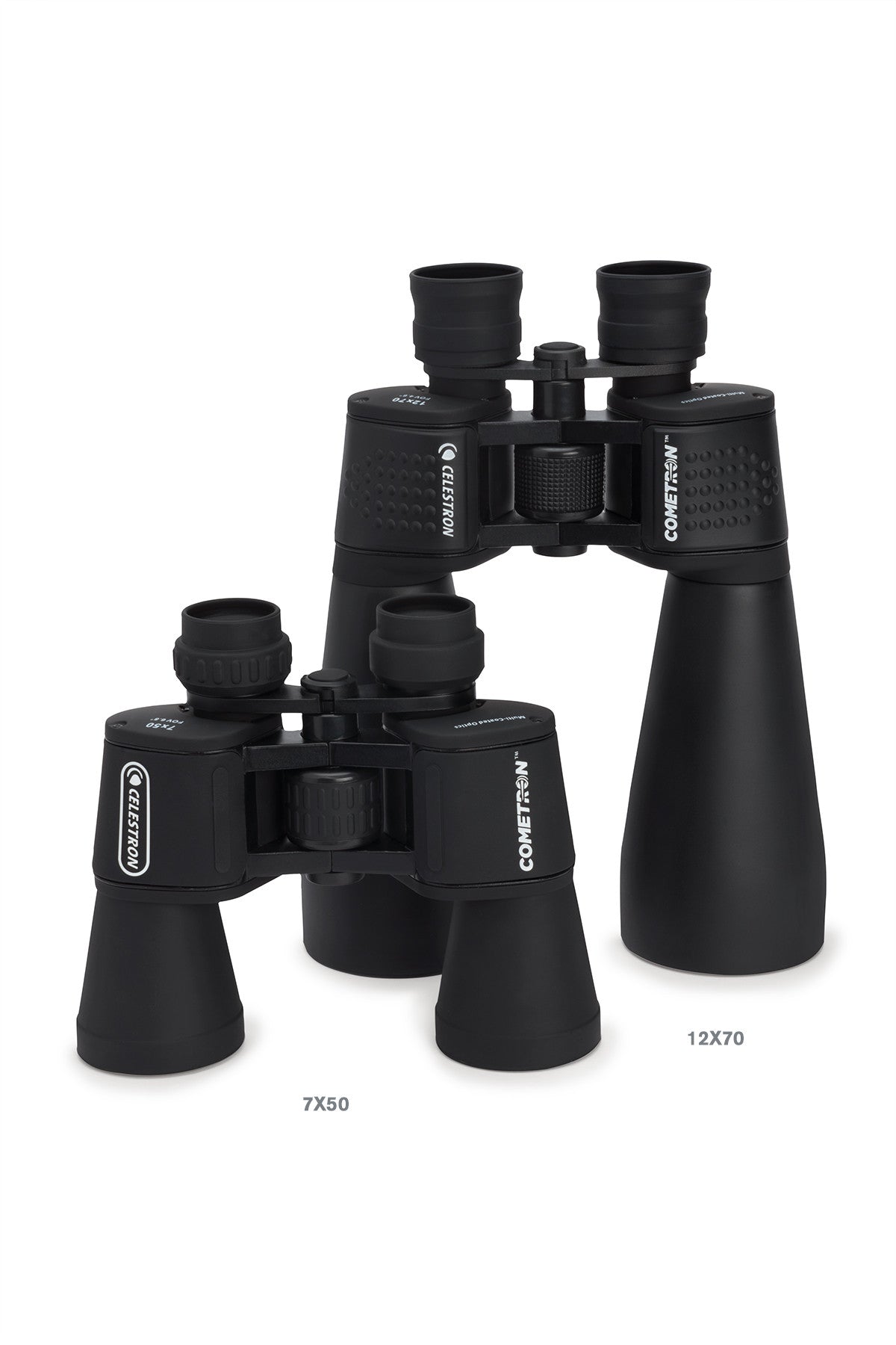 Celestron 71198 Cometron 7x50 Binoculars (Black) With Basic Smartphone Adapter 1.25