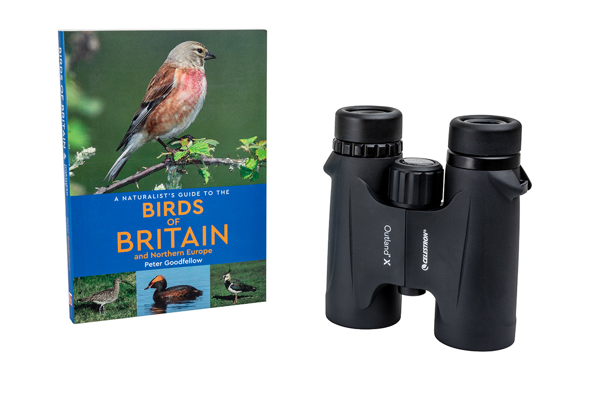 Birder's Starter Outland X 8x32mm Roof Binoculars Kit – Celestron
