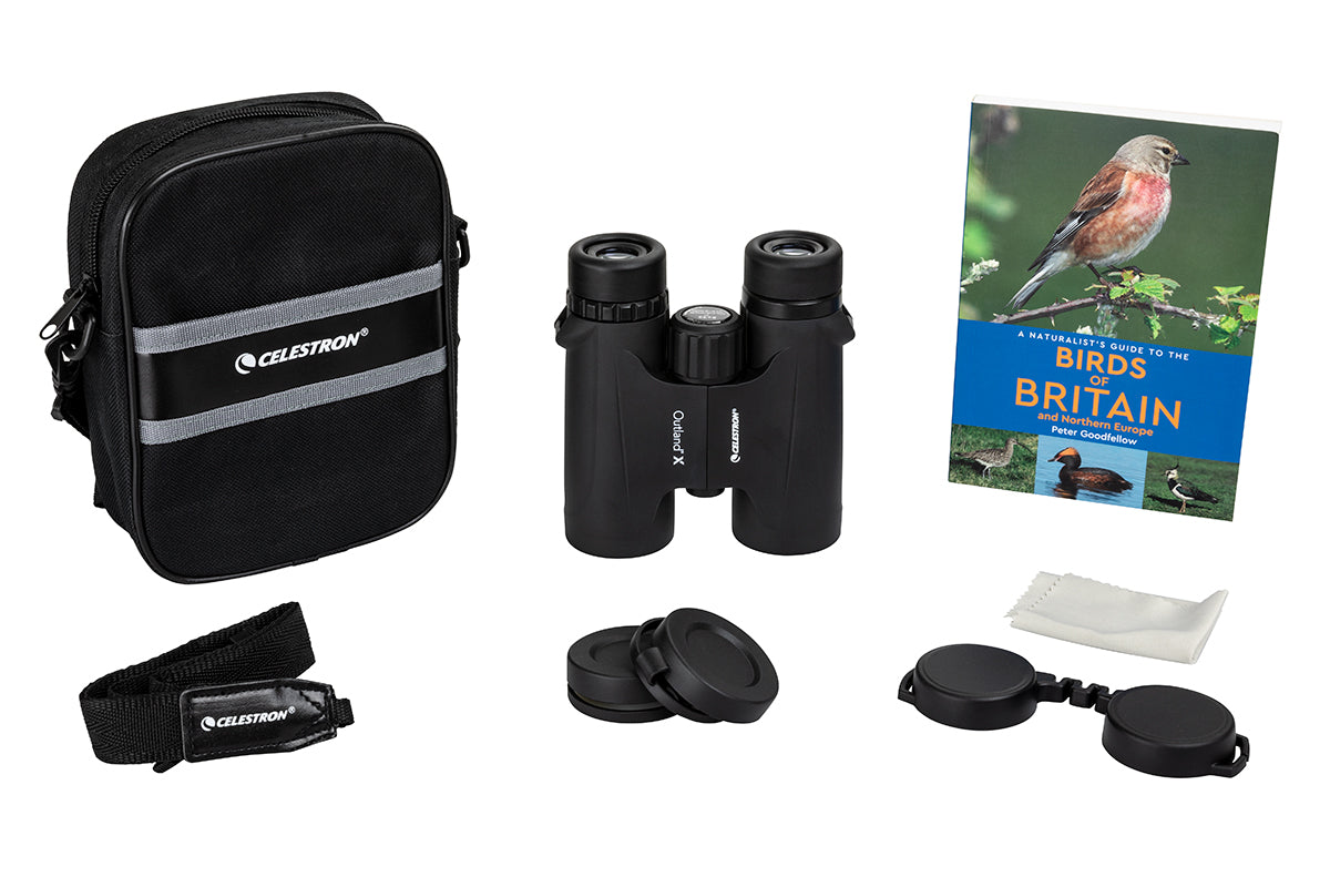 Birder's Starter Outland X 8x32mm Roof Binoculars Kit – Celestron