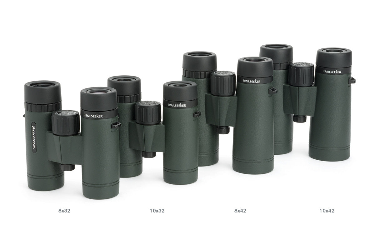 TrailSeeker 10x32mm Roof Binoculars (Green)