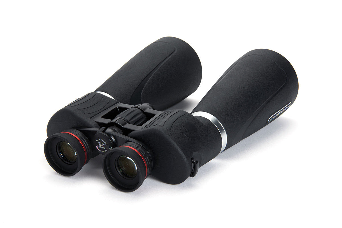 SkyMaster Pro 15x70 eyepieces and focusing controls