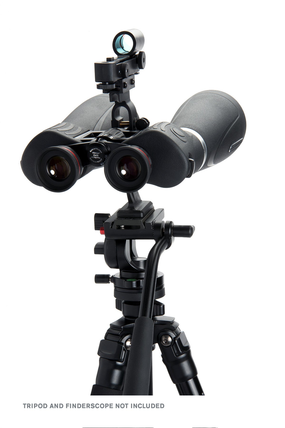 SkyMaster Pro 15x70 rear tripod-mounted observing view