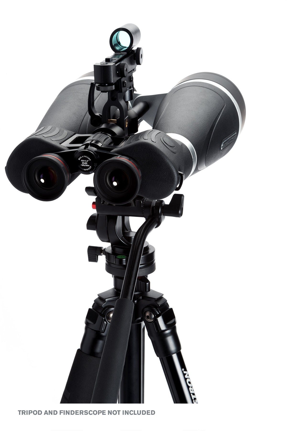 SkyMaster Pro 20x80 rear tripod-mounted observing view