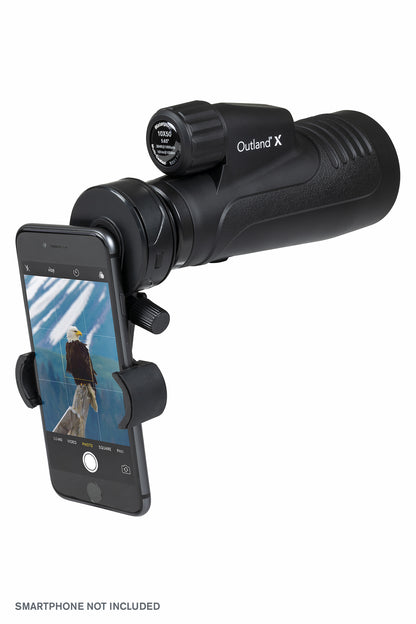 Outland X 10x50mm Monocular with Smartphone Adapter