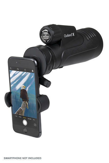 Outland X 15x50mm Monocular with Smartphone Adapter
