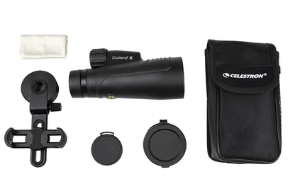 Outland X 15x50mm Monocular with Smartphone Adapter