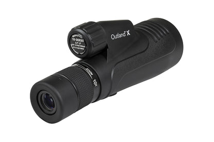Outland X 10-30x50mm Zoom Monocular with Tripod