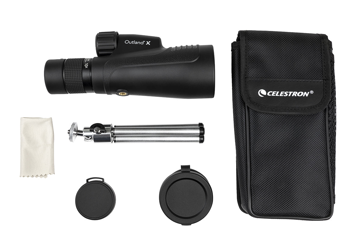 Outland X 10-30x50mm Zoom Monocular with Tripod