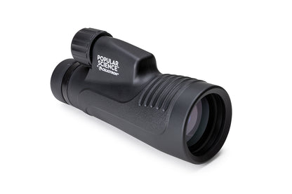 Popular Science by Celestron Outland X 12x50mm Monocular with Tripod, Smartphone Adapter, and Bluetooth remote