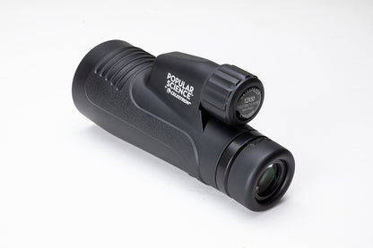 Popular Science by Celestron Outland X 12x50mm Monocular with Tripod, Smartphone Adapter, and Bluetooth remote