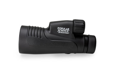 Popular Science by Celestron Outland X 12x50mm Monocular with Tripod, Smartphone Adapter, and Bluetooth remote