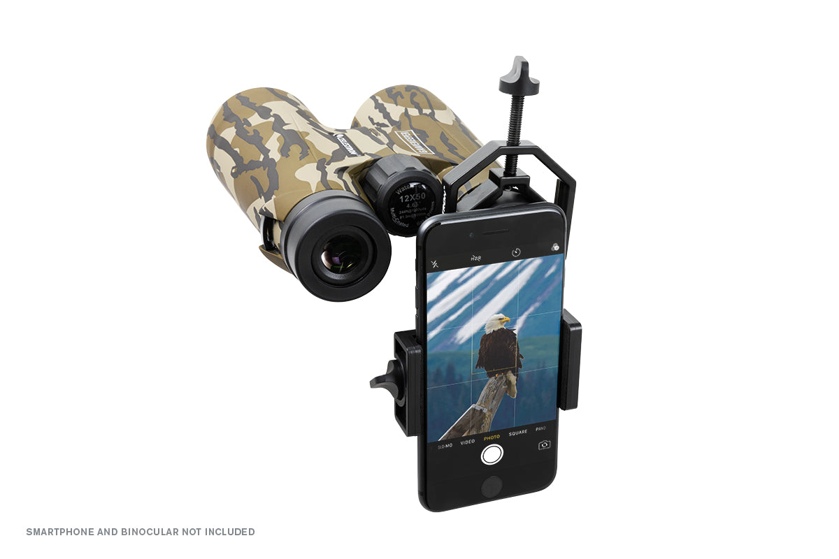 Universal Smartphone Adapter For Spotting Scopes, Telescopes & Binoculars – Visionking