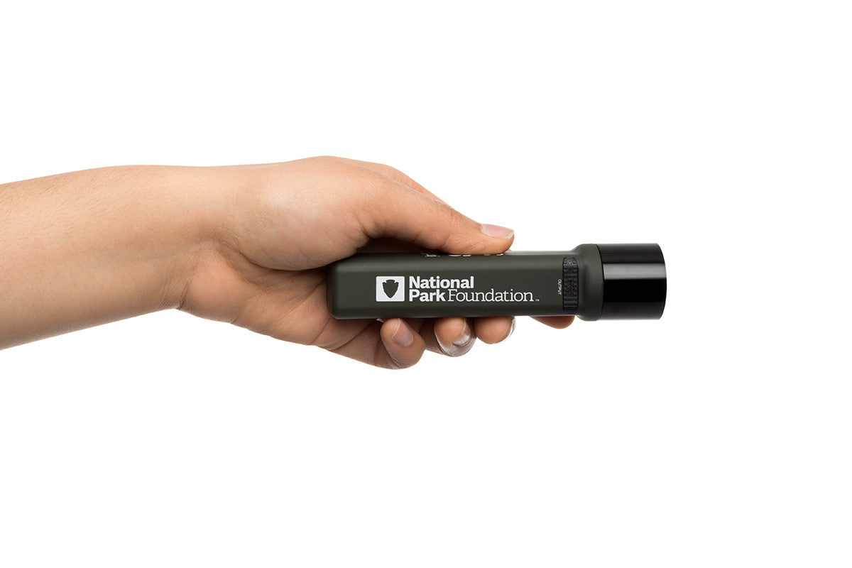 celestron national park foundation rechargeable power pack led flashlight National Park Foundation Rechargeable Power Pack & LED Flashlight – Celestron