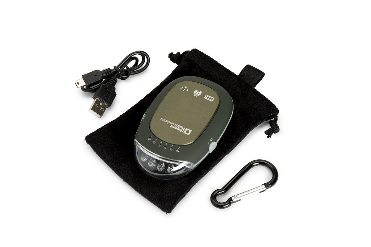 celestron national park foundation rechargeable power pack led flashlight National Park Foundation Rechargeable Power Pack, Hand Warmer & LED Fl – Celestron
