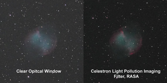 Light Pollution Imaging Filter, Rowe-Ackermann Schmidt Astrograph (RASA) 11