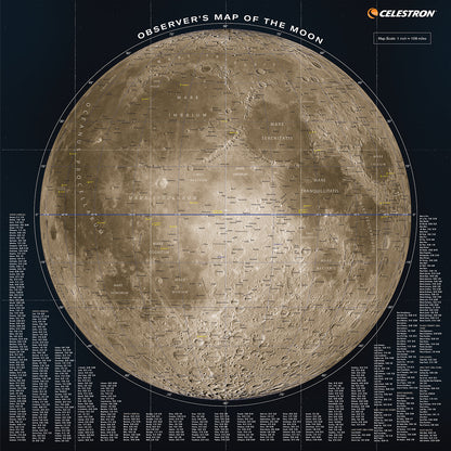 Observer’s Map of the Moon